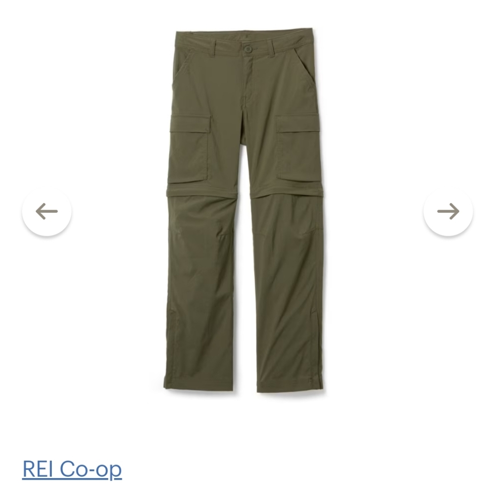 Boys REI convertible pants size XL 18